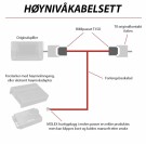 Quadlock høynivåkabelsett 2.75 meter VAG/MB m.flere thumbnail