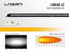Lazer® Roof Kit med Lazer Linear 42 Til Toyota Hilux 15+ uten rails thumbnail