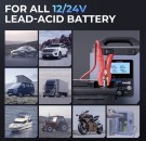 Topdon Tornado 90000 batterilader og strømforsyning 90A 12/24V thumbnail