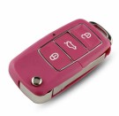VW nøkkelskall 3 knapper Rosa thumbnail