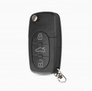 Nøkkelskall eldre Audi flipnøkkel 3 knapper Batteri front thumbnail