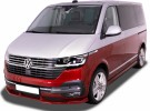 Front leppe VW Transporter Caravelle T6.1 splitter / Leppe matt svart 2019 2023 thumbnail