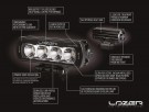 Toyota Hilux Invicible-X 2017 Lazer® Grillkit med ST4 Evolution thumbnail