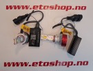 9005 9006 HB3 HB4 LED 3000K-7200K m/appstyring Gult og hvitt lys thumbnail