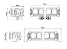 Ford Ranger Wildtrak 2023+ Lazer® Grillkit med Triple-R 1250 m/parklys thumbnail
