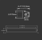 E-light 1100 Curved Ledbar 400w thumbnail