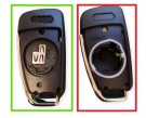 Nøkkelskall Audi flipnøkkel 3 knapper thumbnail