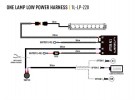 Lazer kabelsett til èn lampe Superseal 2pin thumbnail