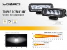 Toyota Hilux 2016-2020 Lazer® Grillkit med Triple-R 750 ELITE thumbnail