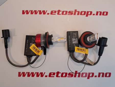 H13 LED 3000K-7200K m/appstyring Gult og hvitt lys
