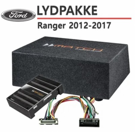 Match lydpakke Ford Ranger 2012-2017