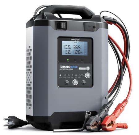 Topdon Tornado 90000 batterilader og strømforsyning 90A 12/24V