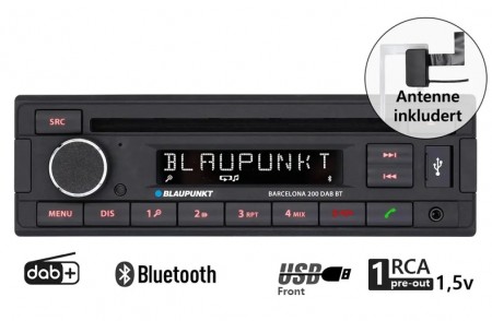 Blaupunkt Barcelona 200 DAB med CD og Bluetooth