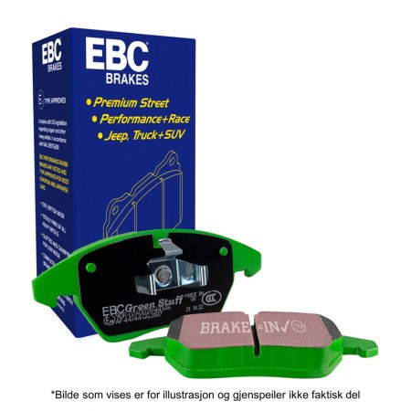 EBC Greenstuff bremseklosser -  Foran VW T5/T6 med 308mm skiver