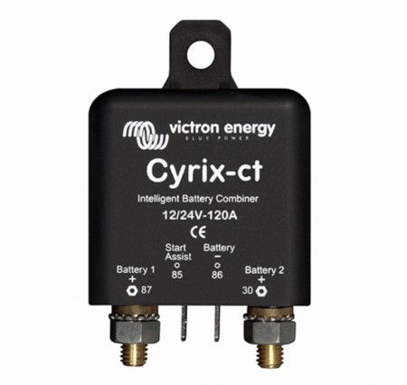 Victron Skillerelé batteri 120A 12/24V m/boost funkjson