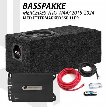Basspakke Mercedes Vito W447 2015-2024 (ettermarkeds spiller)