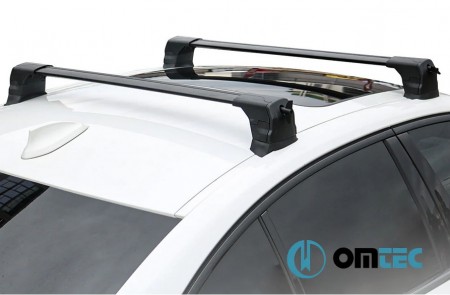 Takstativ Støysvak Svart T-spor 20mm VW Transporter Caravelle Multivan 2 stk T5 & T6