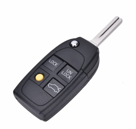 Volvo nøkkelskall flipkey med 4 knapper