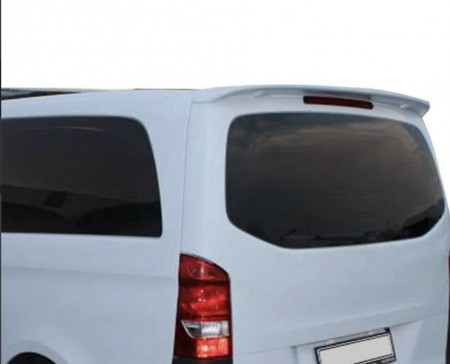 Feilvare! Baklukespoiler Takvinge W447 Lakkert hvit (Arctic White) Mercedes Vito/V-klasse/Viano 2014-