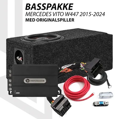 Basspakke Mercedes Vito W447 2015-2024 (orginal spiller)