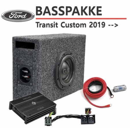 Basspakke for Ford Transit Custom 2019 —>