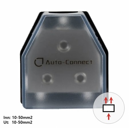 Fordelingsblokk Auto-connect 50mm2