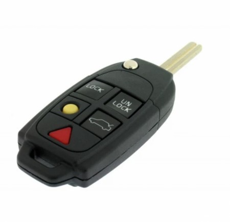Volvo nøkkelskall Flipkey med 5 knapper