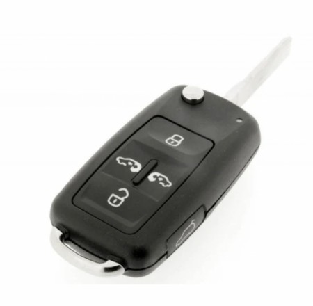 Nøkkelskall VW Multivan, Sharan m.fl. 4+1 knapper
