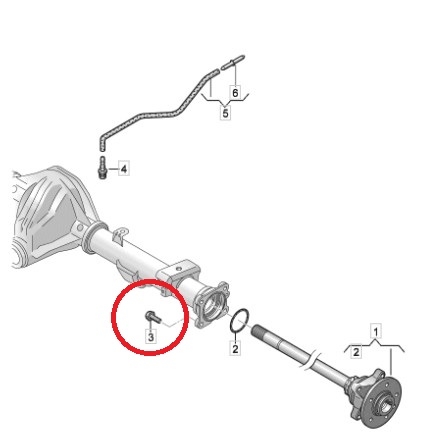 4 stk bolter VW Amarok stikkaksling