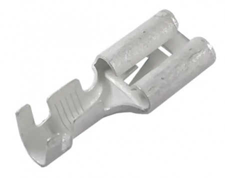 U-isolert kabelsko for relesokkel etc 6,3mm