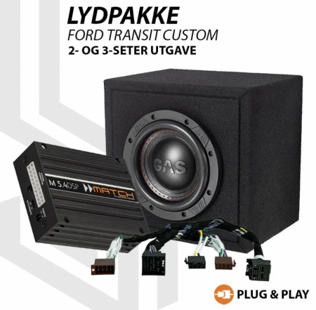 Match Lydoppgraderingspakke Ford Transit Custom 2024->