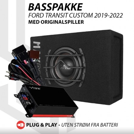 Basspakke for Ford Transit Custom 2019 - 2022