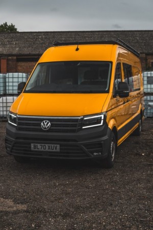 VW Crafter/MAN TGE (2017+) LED DRL hovedlykter- Black Edition