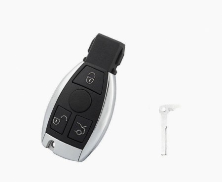 Mercedes-Benz Nøkkelskall 3 knapper