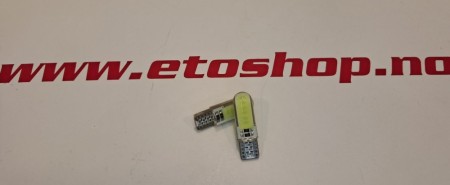 T10 W5W LED-pærer hvit Canbus Silikon