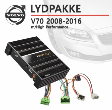Match lydoppgraderingspakke Volvo V70 / XC70 2008-2016 High performance