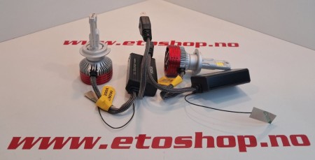 H7 LED 3000K-7200K m/appstyring Gult og hvitt lys