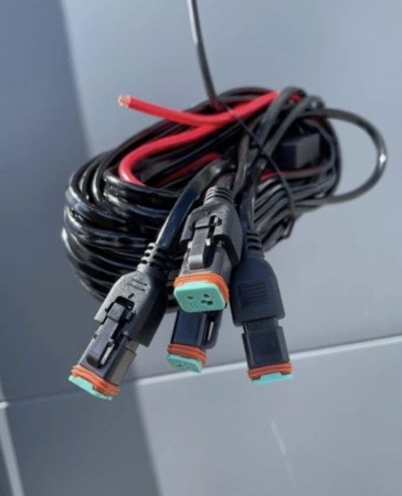 Kabelsett for 4 lys m/DT-kontakter